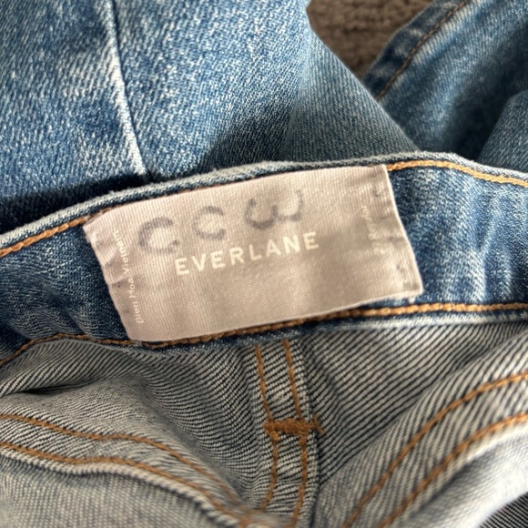 Everlane Women's Size 29 Blue Mid Rise Skinny Jeans - Picture 2 of 4